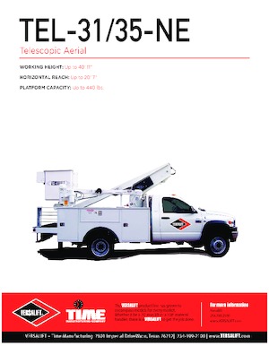 LKW-Teleskoparbeitsbühnen Versalift TEL-31-NE