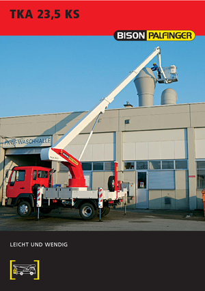 LKW-Teleskoparbeitsbühnen Bison-Palfinger TKA 23,5 KS