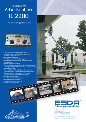 LKW-Teleskoparbeitsbühnen Esda TL 2200