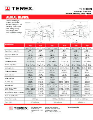 LKW-Teleskoparbeitsbühnen Terex TL45M