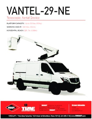 LKW-Teleskoparbeitsbühnen Versalift VANTEL-29-NE