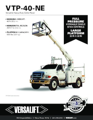 LKW-Teleskoparbeitsbühnen Versalift VTP-40-NE