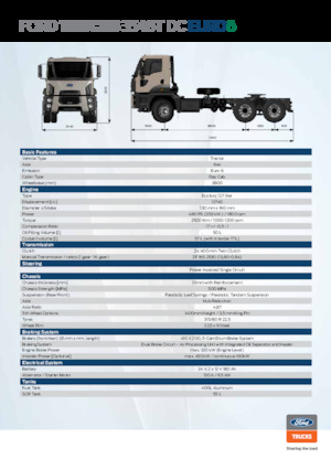 Sattelzugmaschinen/SZM Ford 3548T Dc
