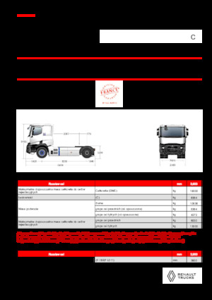 Sattelzugmaschinen/SZM Renault E-TECH C - T4x2 OFF ROAD