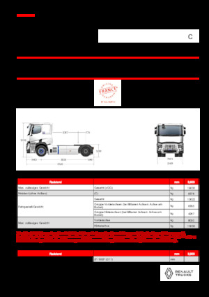 Sattelzugmaschinen/SZM Renault E-TECH C - T4x2 ROAD
