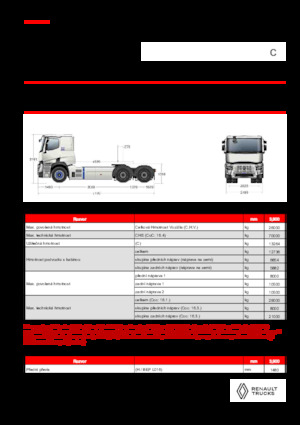 Sattelzugmaschinen/SZM Renault E-TECH C - T6x4 ROAD