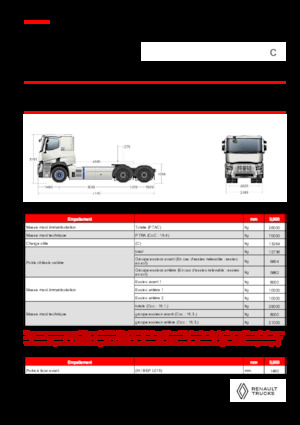 Sattelzugmaschinen/SZM Renault E-TECH C - T6x4 ROAD