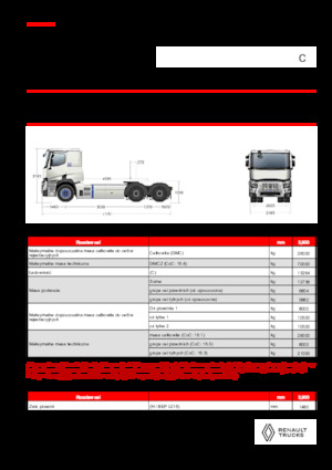 Sattelzugmaschinen/SZM Renault E-TECH C - T6x4 ROAD