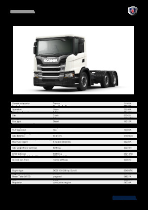 Sattelzugmaschinen/SZM Scania G 280 A6x2/4NA