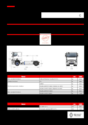 Sattelzugmaschinen/SZM Renault RT E-TECH C - T4x2 ROAD