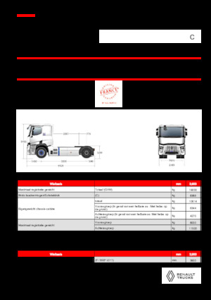Sattelzugmaschinen/SZM Renault RT E-TECH C - T4x2 ROAD