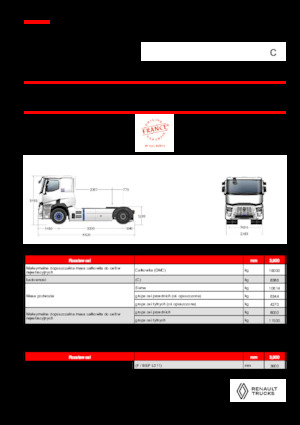 Sattelzugmaschinen/SZM Renault RT E-TECH C - T4x2 ROAD