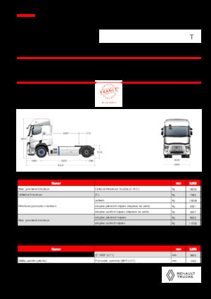 Sattelzugmaschinen/SZM Renault RT E-TECH T - T4x2