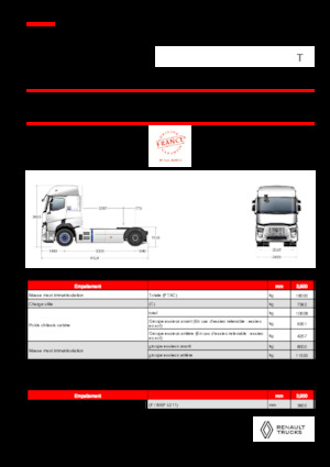 Sattelzugmaschinen/SZM Renault RT E-TECH T - T4x2
