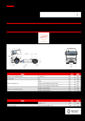 Sattelzugmaschinen/SZM Renault RT E-TECH T - T4x2