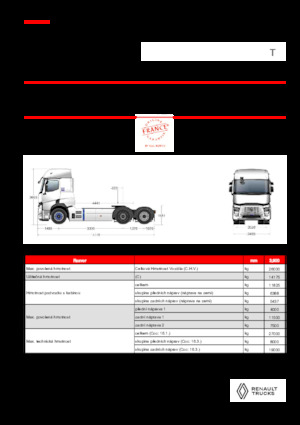 Sattelzugmaschinen/SZM Renault RT E-TECH T - T6x2 TAG