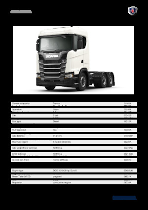 Sattelzugmaschinen/SZM Scania S 420 A6x2NA