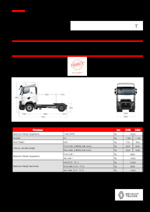 Sattelzugmaschinen/SZM Renault T HIGH T4X2 13L E6