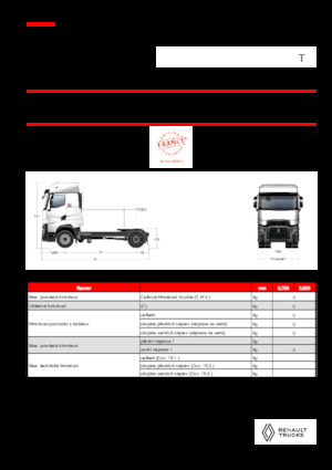 Sattelzugmaschinen/SZM Renault T HIGH T4X2 X-LOW 13L E6