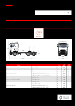 Sattelzugmaschinen/SZM Renault T HIGH T6X2 PUSHER 13L E6