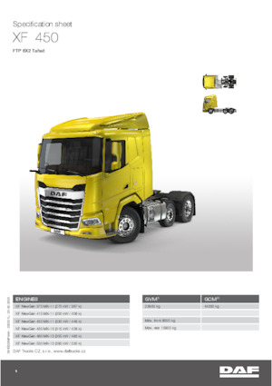 Sattelzugmaschinen/SZM DAF XF 530 FTP