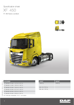Sattelzugmaschinen/SZM DAF XF 430 FT Low Deck