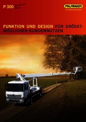 LKW-Teleskoparbeitsbühnen Palfinger P 300