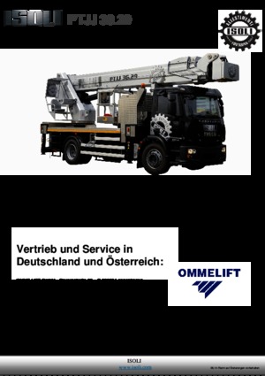 LKW-Teleskoparbeitsbühnen ISOLI PTJJ36.29