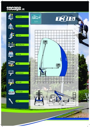 LKW-Teleskoparbeitsbühnen Socage T315 ForSte