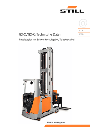 Hochregalstapler Still GX-X
