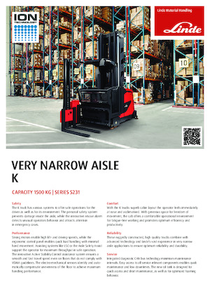 Hochregalstapler Linde K 0.9