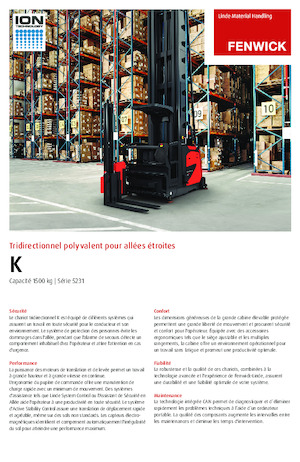 Hochregalstapler Linde K 0.9