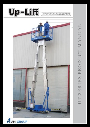 Senkrechtmast-Arbeitsbühnen AHI UT46