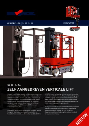 Senkrechtmast-Arbeitsbühnen Skyjack SJ 12
