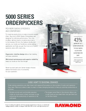 Kommissionierstapler RAYMOND 5600