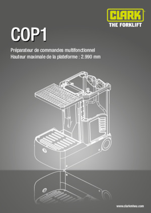 Kommissionierstapler Clark COP 1