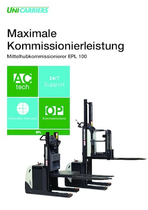 Kommissionierstapler UniCarriers EPL 100 
