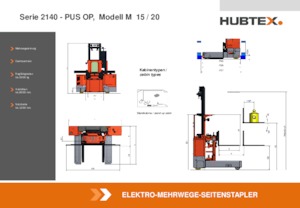 Kommissionierstapler Hubtex M 15 PUS