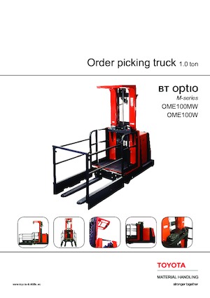 Kommissionierstapler BT OME 100 MW Man-Up 