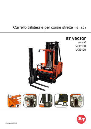 Seitenstapler Elektro BT Vector VCE 120