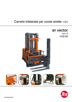 Seitenstapler Elektro BT Vector VCE 135