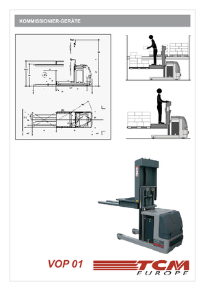 Kommissionierstapler TCM VOP 01