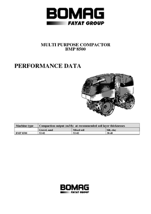 Vibro-Grabenwalzen Bomag BMP 8500