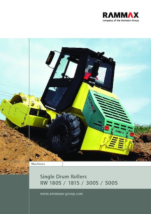 Walzenzüge Rammax RW 5005