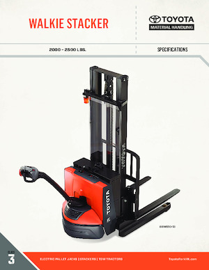 E.-Geh-Hochhubwagen Toyota 8BWS10