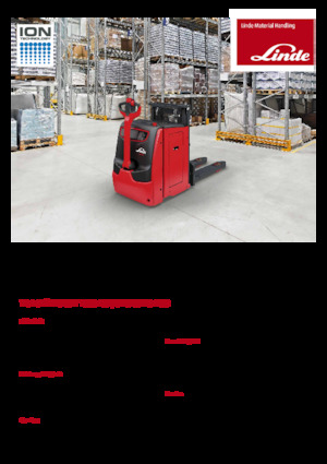 E.-Geh-Hochhubwagen Linde D10