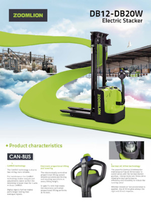 E.-Geh-Hochhubwagen Zoomlion DB16W