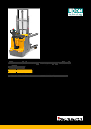 E.-Geh-Hochhubwagen Jungheinrich EJD 120 ZT