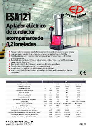 E.-Geh-Hochhubwagen EP ESA121