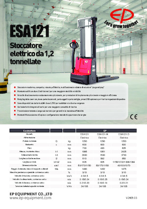 E.-Geh-Hochhubwagen EP ESA121